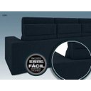 Ver mais imagens de Sofá 3 Lugares Net Jobim Assento Retrátil e Reclinável 2,05m (L)