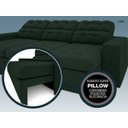 Ver imagem 7 de Sofá 3 Lugares Net Jobim Assento Retrátil e Reclinável 2,05m (L)