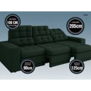 Ver imagem 3 de Sofá 3 Lugares Net Jobim Assento Retrátil e Reclinável 2,05m (L)