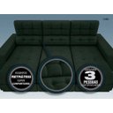 Ver imagem 6 de Sofá 3 Lugares Net Jobim Assento Retrátil e Reclinável 2,05m (L)