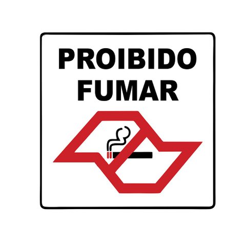 Placa Sinalização Aviso Proibido Fumar SP Lei Nº 13541 15x15cm TaColado 10 Unidades
