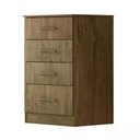Ver imagem 1 de Cômoda Ms913 4 Gavetas - Castanho Wood Castanho Wood