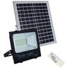 Refletor Solar Placa 50W Sensor Energia Bateria Holofote Luminária Ultra LED Completo - 3