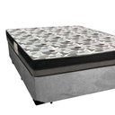 Ver imagem 3 de Cama Box Casal Suede + Colchão Casal Ortobom Iso Dupla Face 60x188x138 Cinza