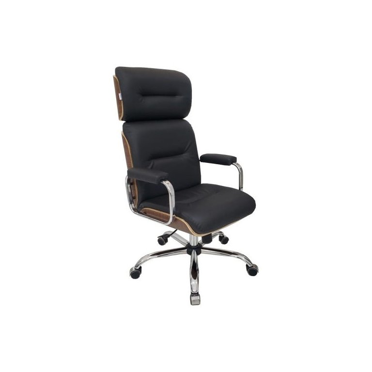 Cadeira Eames Presidente Linha Capa em Madeira Cromada