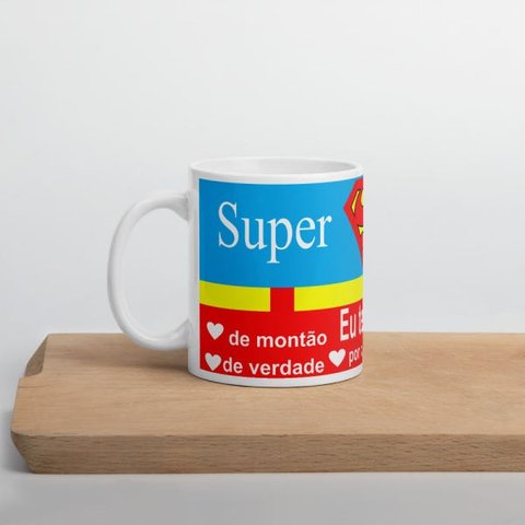 Caneca dia dos Pais Super-Homem