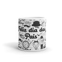 Ver imagem 3 de Caneca dia dos Pais Preto e Branco