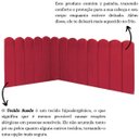 Ver imagem 5 de Cabeceira Painel Cama Casal Box Nuvem Suede Sandy 140 cm:Vermelho