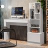 Escrivaninha Ginny com Biblioteca Branco - 1