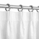 Ver imagem 3 de Cortina Linho Flamê Branco com Forro 5,00x2,30 com Argola e Prega Americana