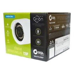Câmera Hd Bullet Metalica Serie Orion 720p 1 Megapixels Alcance Ir 30m 1/4 2.6mm Ip66 Giga Gs0022 - 3