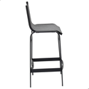 Ver imagem 4 de Banqueta de Alumínio e Tela Sling Cinza 75cm de Altura Ao Assento