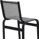 Ver imagem 3 de Banqueta de Alumínio e Tela Sling Cinza 75cm de Altura Ao Assento