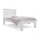 Ver imagem 2 de Cama Solteiro com Cabeceira Flex Laribella Branca e Rosa
