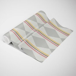 Papel de Parede Adesivo Geométrico Losangos com Listras - 2