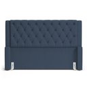 Ver imagem 3 de Cabeceira Atena para Cama Box King Size 195cm Capitonê com Frame Linho Azul - Desk Design