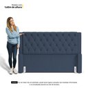 Ver imagem 7 de Cabeceira Atena para Cama Box King Size 195cm Capitonê com Frame Linho Azul - Desk Design