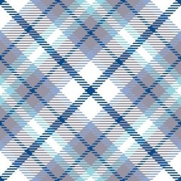 Papel de Parede Adesivo Xadrez Tons de Azul - 3