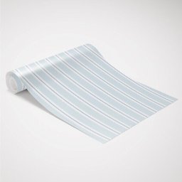 Papel de Parede Adesivo Listrado Azul - 2