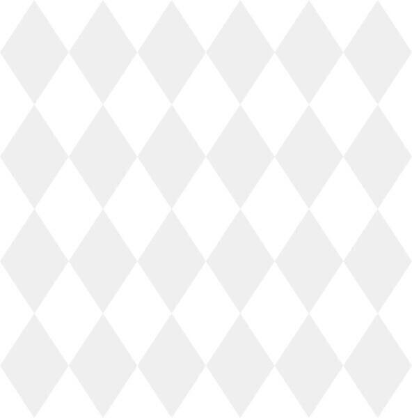 Papel de Parede Adesivo Geométrico Losangos Cinza e Branco - 2