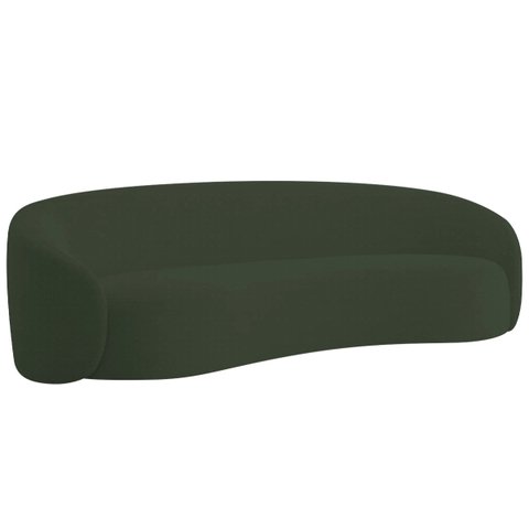 Sofá 3 Lugares 200cm Orgânico Luxo Recepção Amore Linho - Adj Decor