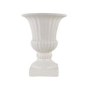 Ver imagem 1 de Vaso Taça Decorativa Grande em Cerâmica - Branco 28cm Cerâmica Monte Real