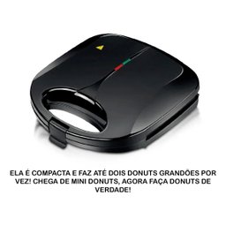 Super Maquina 2 Donuts Grande 10cm Confeitaria Culinária Lanche110v - 9