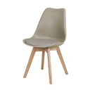Ver imagem 4 de Kit 4 Cadeiras Polipropileno Saarinen Leda Wood: Design para Sala de Jantar - Fendi