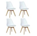 Ver imagem 2 de Kit 4 Cadeiras Leda Saarinen Design Branca