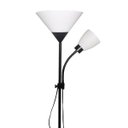 Ver imagem 3 de Luminária Pedestal Articulada Abajur Chão Duo Floor Metal Lustre Coluna 1,72m 2 Unidades