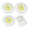 Kit 3 Lâmpadas Luminária Led Controle sem Fio Spot Remoto 15w - 1
