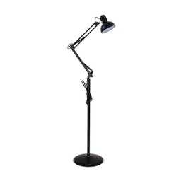 Luminária Abajur Articulada pedestal Chão Metal Lustre Coluna 1,90m - 3