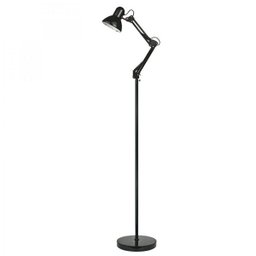 Luminária Abajur Articulada pedestal Chão Metal Lustre Coluna 1,90m - 1