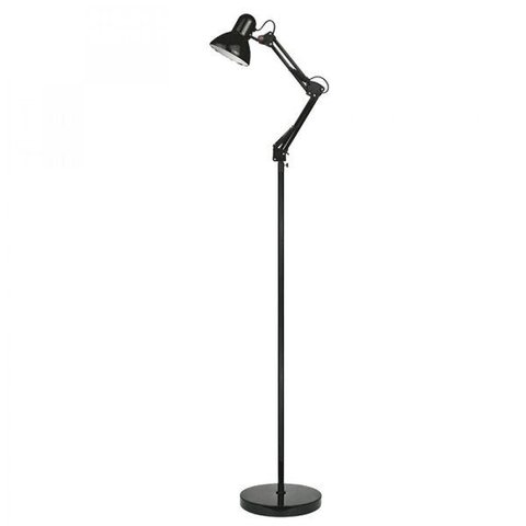 Luminária Abajur Articulada pedestal Chão Metal Lustre Coluna 1,90m