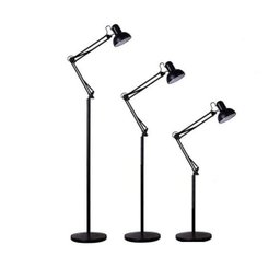 Luminária Abajur Articulada pedestal Chão Metal Lustre Coluna 1,90m - 2