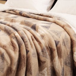 Cobertor Casal Home Design Áustria Condor Bege - 4