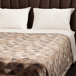 Cobertor Casal Home Design Áustria Condor Bege - 1