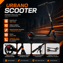 Ver imagem 2 de Patinete Scooter Urbano Suporta 150 kg 200 mm Freio a Disco