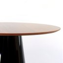 Ver imagem 3 de Mesa de Jantar Cone 90cm Base Preta Pau Ferro