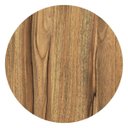Ver imagem 2 de Mesa de Jantar Cone 80cm Base Preta Nogueira