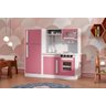Cozinha Infantil Branco e Rosa Completa com Geladeira Encanto - 2