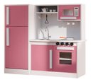 Ver imagem 1 de Cozinha Infantil Branco e Rosa Completa com Geladeira Encanto