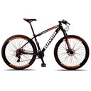 Ver imagem 1 de Bicicleta Bike Aro 29 Alumínio 21 Velocidades Shimano Suspensão Freio a Disco Cor: Laranja Tam: 21