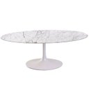 Ver imagem 1 de Mesa Saarinen Oval 120x80cm Mármore Carrara Carrara