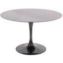 Ver imagem 1 de Mesa Saarinen Redonda 80cm + Vidro Laca Preta