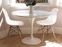 Ver imagem 2 de Mesa Saarinen Redonda 80cm + Vidro Laca Branca