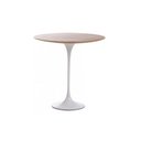 Ver imagem 1 de Mesa Lateral Saarinen 51 Cm Mdf Imbuia Imbuia Base Branca