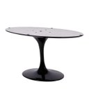 Ver imagem 1 de Base de Mesa de Jantar Saarinen Oval para Tampo de 198x122cm até 244x137cm Preto