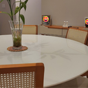 Ver imagem 3 de Mesa de Jantar Cone 140cm Laca Branca