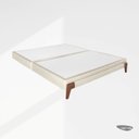 Ver imagem 5 de Base Box Queen Bipartida Cairo 158x198x27cm